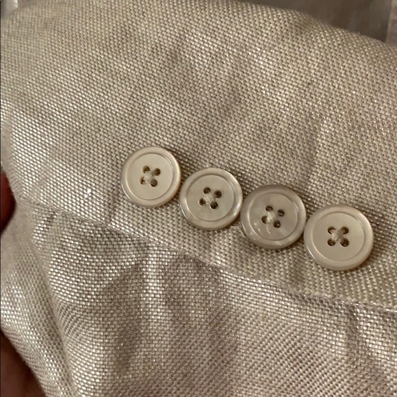 Ralph Lauren Linen Metallic Blazer - Picture 6 of 15